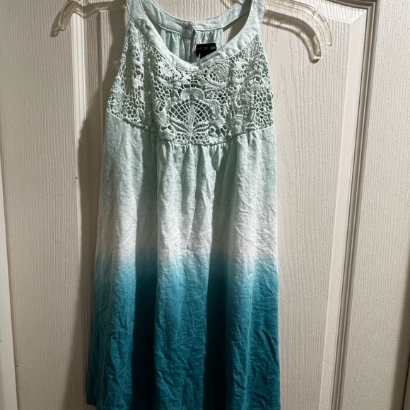 Lane Bryant Tops - Women’s laced Teal Ombre Sleeveless Top